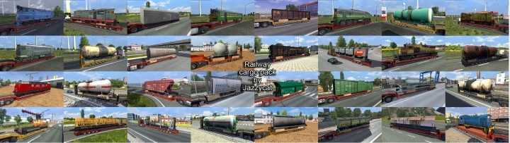 Railway Cargo Pack V2.3 ETS2 1.43.x