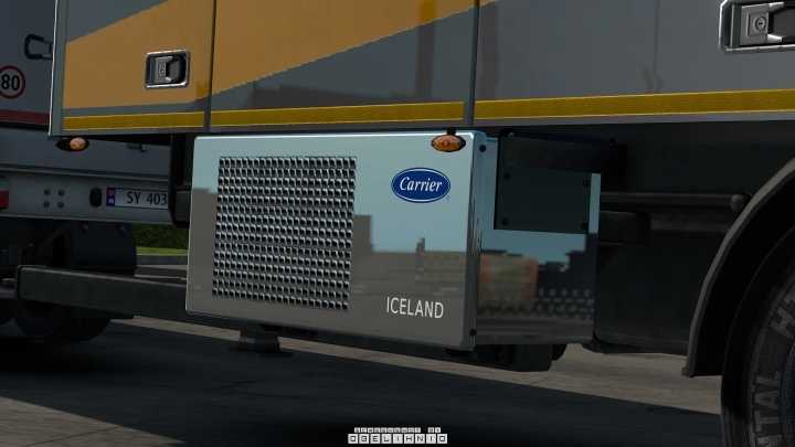 Real Cooling Unit Logos For Scs Trailers ETS2 1.44.x
