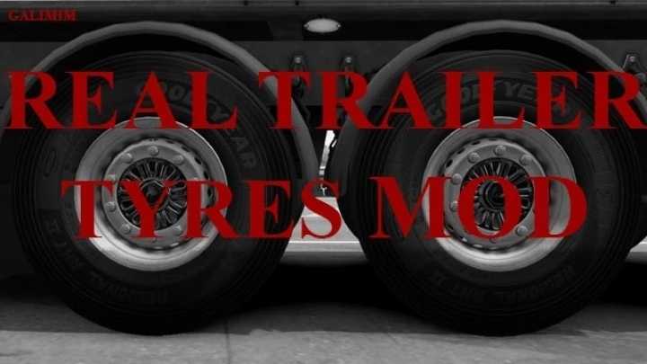 Real Trailer Tyres V2.0 ETS2 1.45