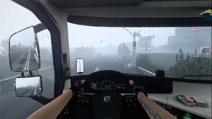 Realistic Rain ETS2 1.45