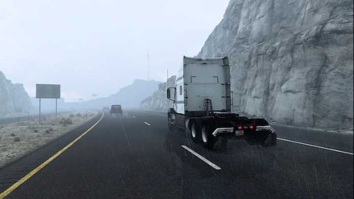 Realistic Rain ETS2 1.45