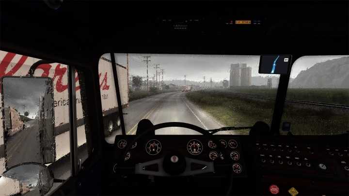 Realistic Rain V4.21 ETS2 1.45
