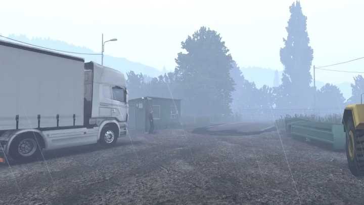 Realistic Thunder Rain Collision Sound ETS2 1.45