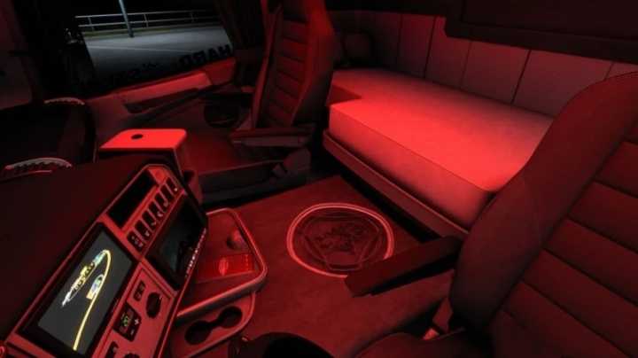 Red Led Interior Lighting Tuning ETS2 1.42.x