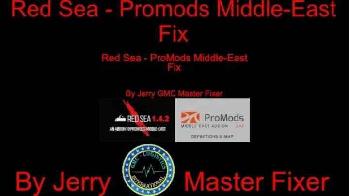Red Sea Promods Middle-East Fix ETS2 1.45