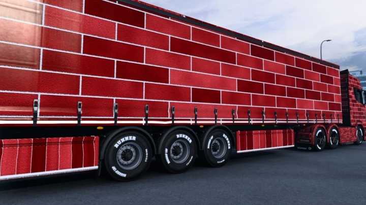 Red Wall Skin V1.0 ETS2 1.44
