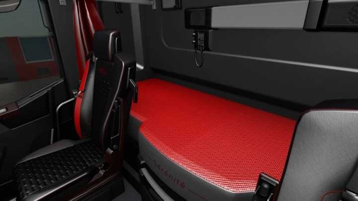 Renault T Black – Dark Red Interior ETS2 1.46
