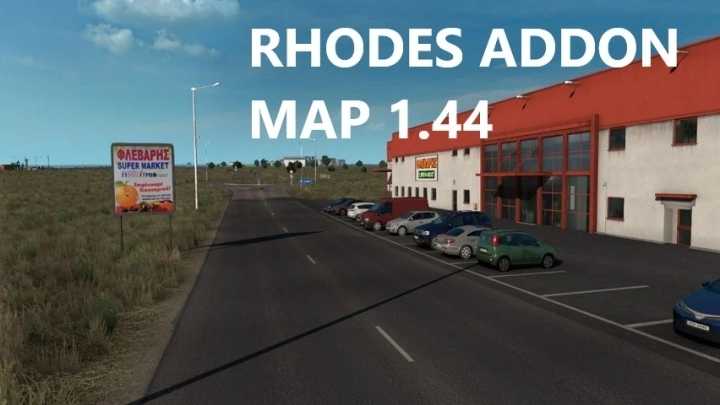 Rhodes Map Addon ETS2 1.44