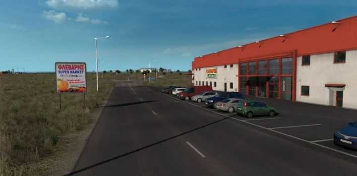 Rhodes Promods Addon ETS2 1.45