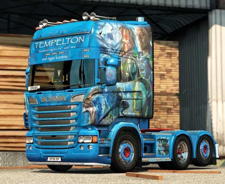 Rjl Scania Tempelton Avatar V1.1 ETS2 1.45