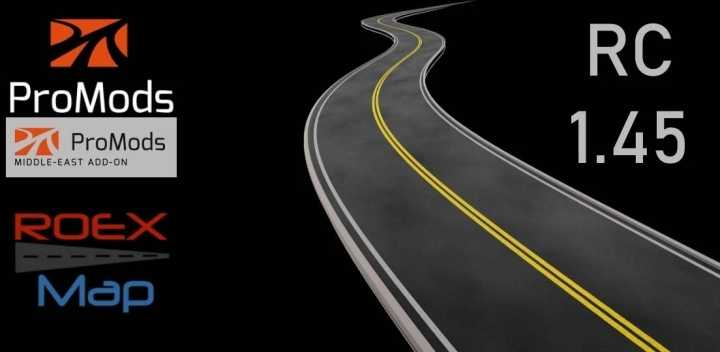 Roex Rusmap Promods + Me Connection V4.0 ETS2 1.45