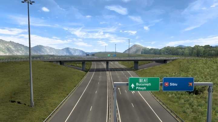 Romania Advanced Freeway Map V1.0 ETS2 1.45