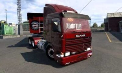 Мод Tunmtum серии Scania 143H V3.0 для ETS2 1.45.