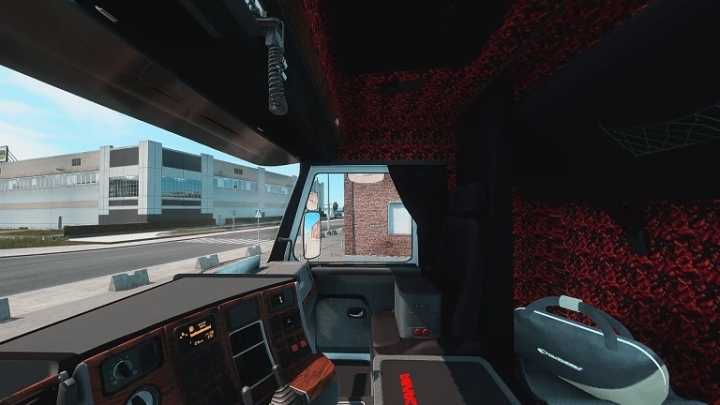 Scania 143M Red Plush Interior + Exterior V2.0 ETS2 1.44.x