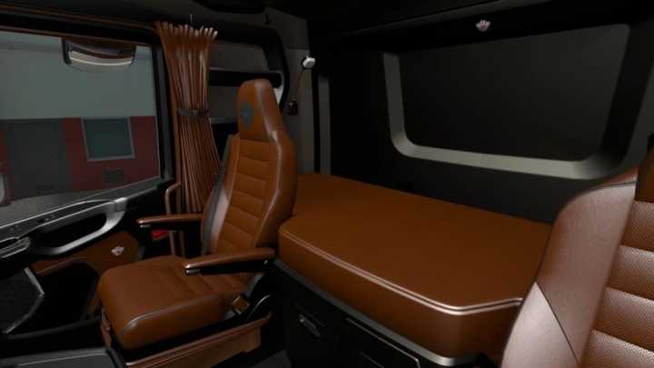 Scania 2016 Brown Black Interior ETS2 1.46