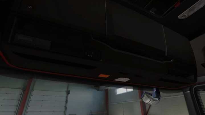 Scania 2016 R&S Red – Black Lux Interior ETS2 1.43.x