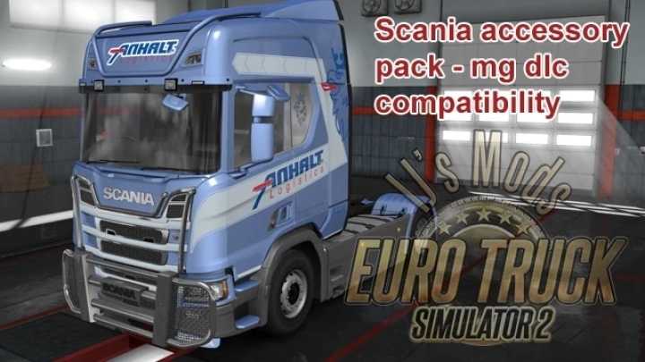 Scania Accessory Pack – Mg Addon V3.3 ETS2 1.45