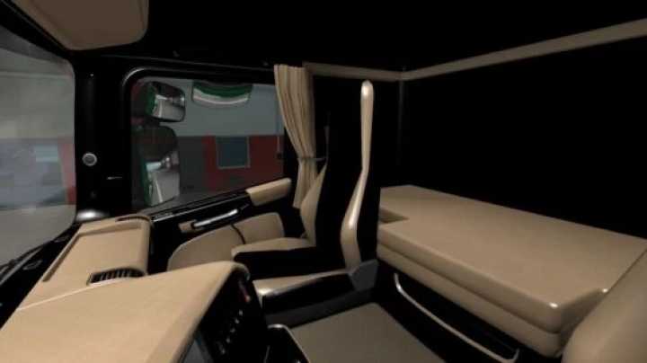 Scania Black – Beige Interior ETS2 1.45