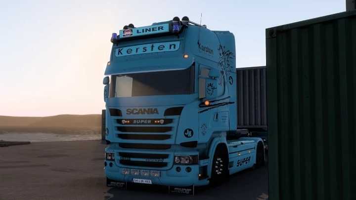 Scania Fred Kersten Transporte Skin ETS2 1.44
