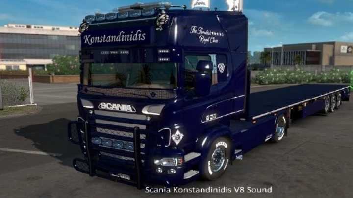 Scania Konstantinidis R950 V8 Sound ETS2 1.43.x