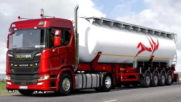 Scania L6 Straight Pipe Sound ETS2 1.45