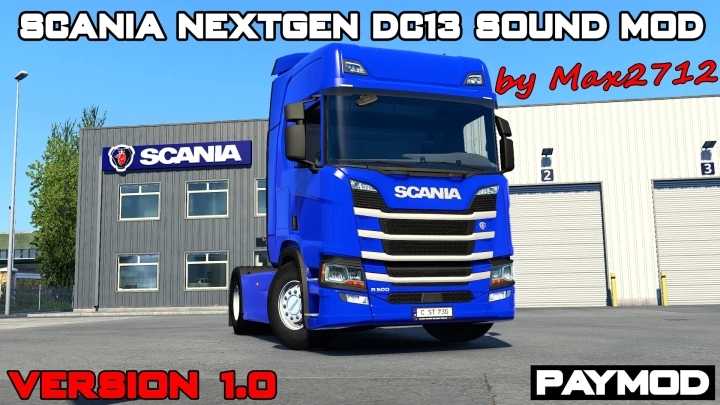Scania Nextgen Dc13 Sound ETS2 1.45