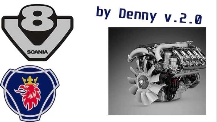 Scania Ng V8 Stock Sound V.2.0 ETS2 1.44.x