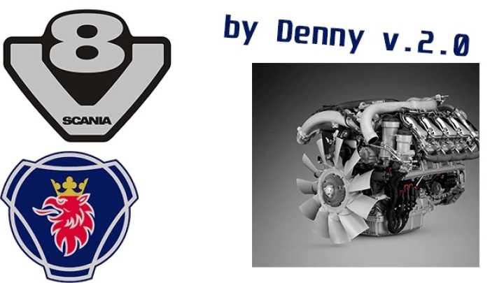Scania Ng V8 Stock Sound V2.0 ETS2 1.43.x