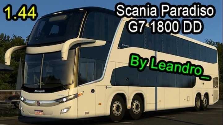 Scania Paradiso G7 1800 Dd 15M V1.0 ETS2 1.44