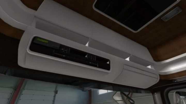 Scania R 2009 Brown – White Interior ETS2 1.43.x