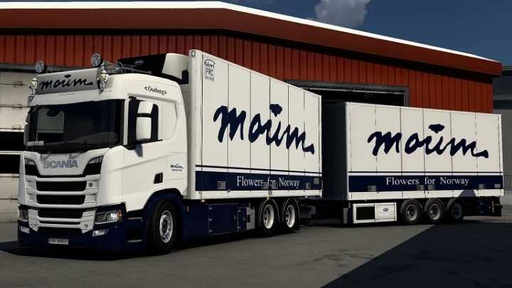 Scania R & S Moum Tandem Skin ETS2 1.45