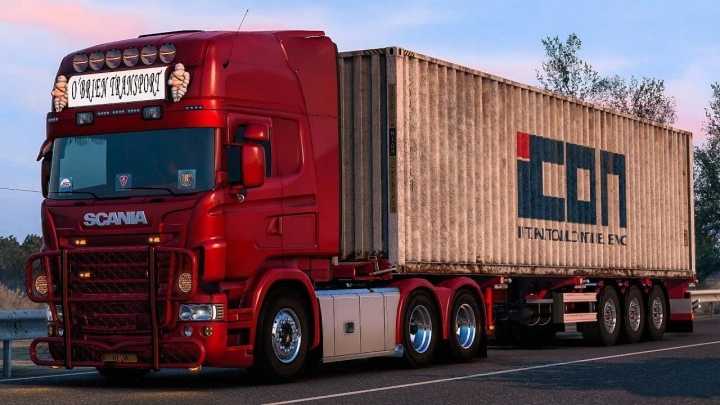 Scania R & Streamline V8 Stock Sound V9.0 ETS2 1.45