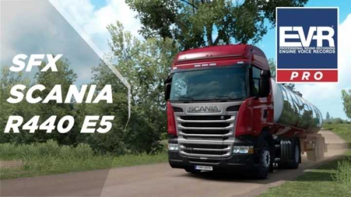 Scania R440 Euro 5 Sound ETS2 1.43.x