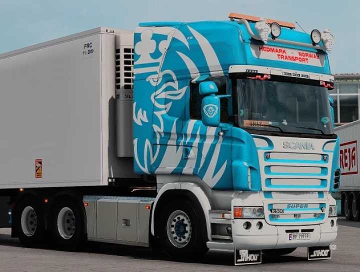 Scania Rjl Ex Nor Cargo Griffin Skin ETS2 1.44.x