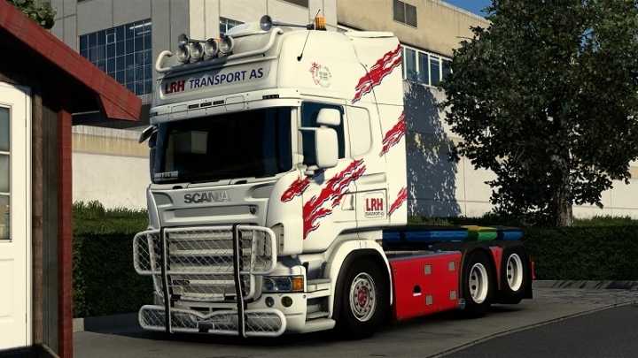 Scania Rjl Lrh Transport Skin V1.0 ETS2 1.45