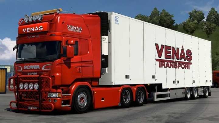 Scania Rjl Venas Transport Combo Skin ETS2 1.45