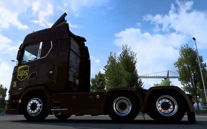 Scania S 2016 Ups Skin V1.0 ETS2 1.44