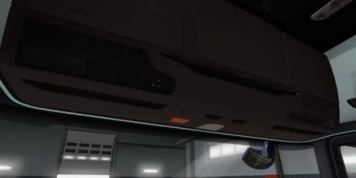 Scania S & R Black – White Interior ETS2 1.43.x