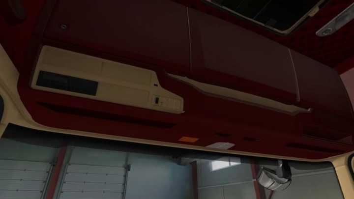 Scania S & R Red – Beige Lux Interior ETS2 1.43.x