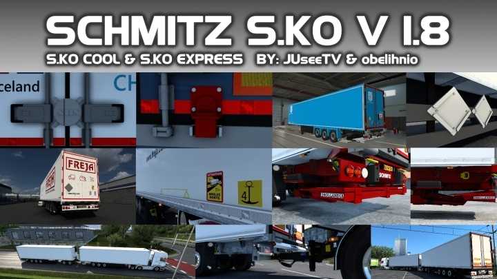 Schmitz S.ko V1.8 ETS2 1.43.x
