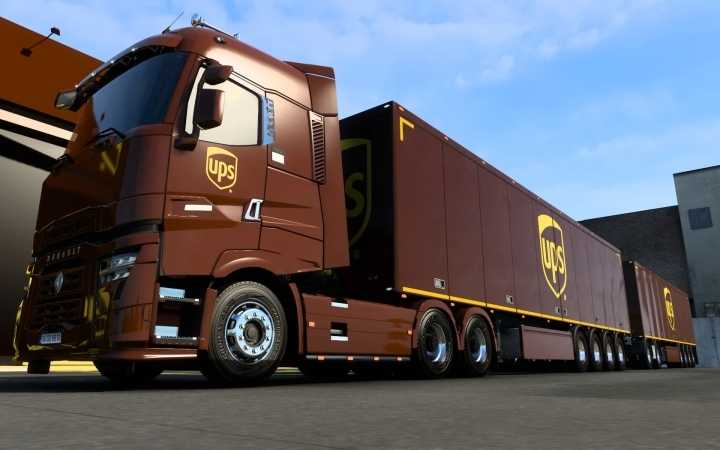 Scs Trailers Ups Skin ETS2 1.44