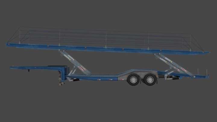 Semi-Trailer-Car Carrier In The Property ETS2 1.45
