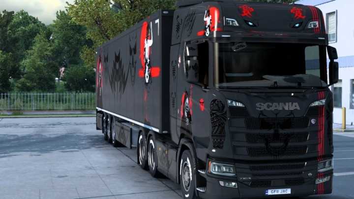 Shadow Anime Samurai Skin ETS2 1.45