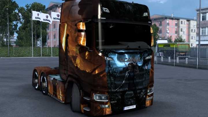 Shadow Of The Tomb Raider Skin ETS2 1.45