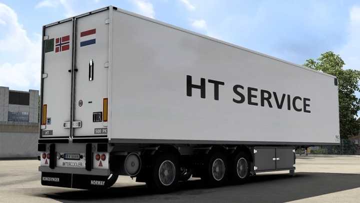 Skinable Ht Service Trailer ETS2 1.44