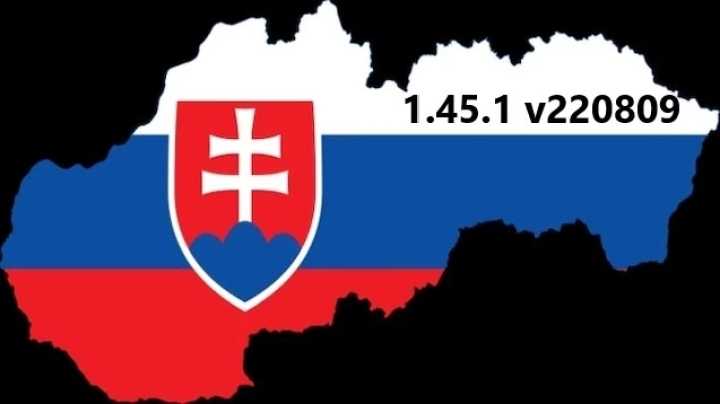 Slovencina 1.45.1 V220809 ETS2 1.45