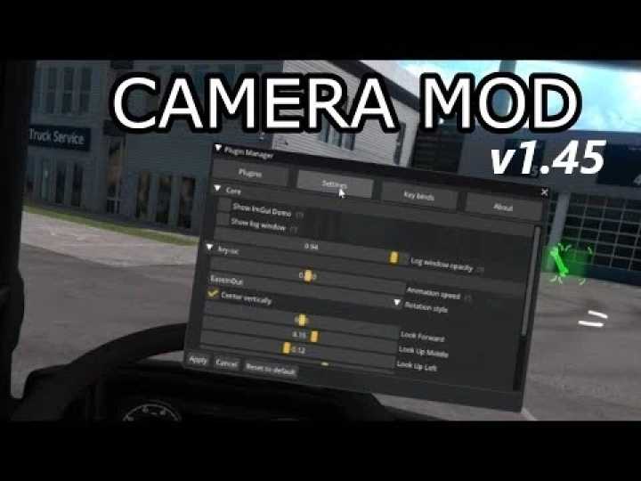 Smooth Interior Camera V2.0.6 ETS2 1.45