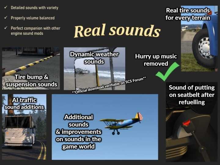 Sound Fixes Pack V22.03 ETS2 1.43.x