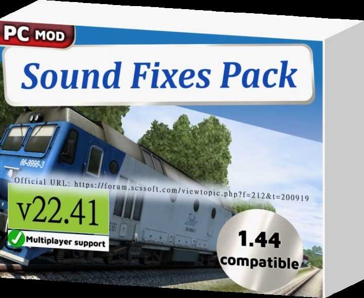 Sound Fixes Pack V22.41 ETS2 1.44
