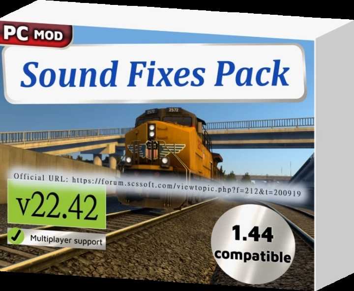 Sound Fixes Pack V22.42 ETS2 1.44